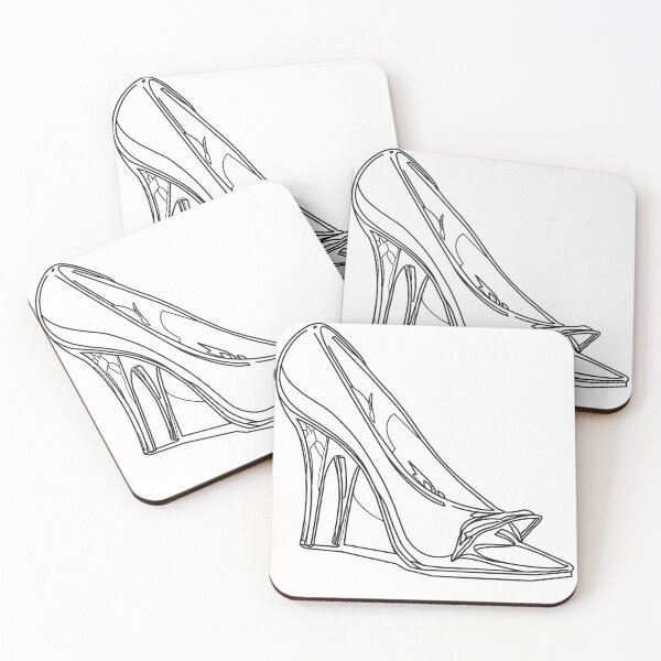 Item preview, Chic Stiletto Elegant Fashion Heels Line Art Coloring  designed and sold by chuckletuckle.