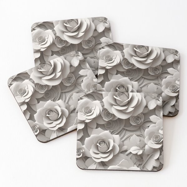 Item preview, Paper Roses Pattern Design (3D) 3 designed and sold by Domo-Design.