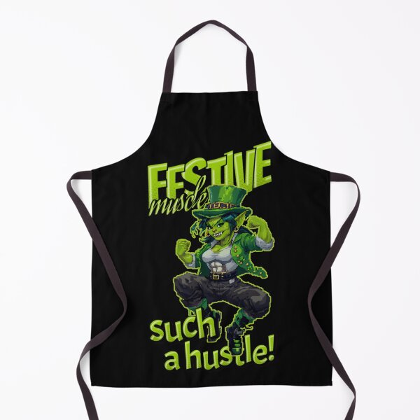 Item preview, Festive Muscle Such a Hustle Bold Leprechaun Orca Strength designed and sold by SplashTastic.