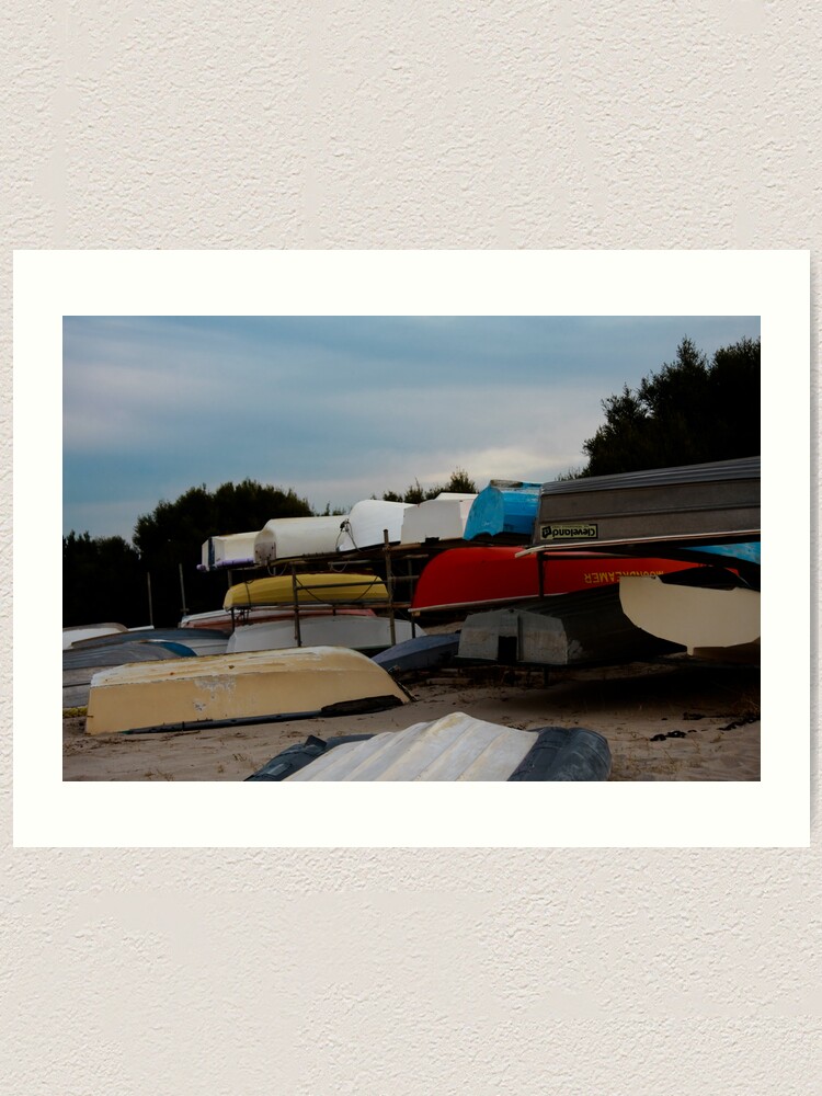 Alternate view of Boats Art Print