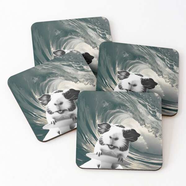 Item preview, Conejillo de indias surfista designed and sold by ankerettich.