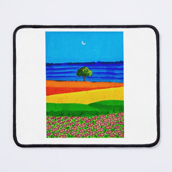 Item preview, Lone Tree Under a Vibrant Sky designed and sold by diptarka07.