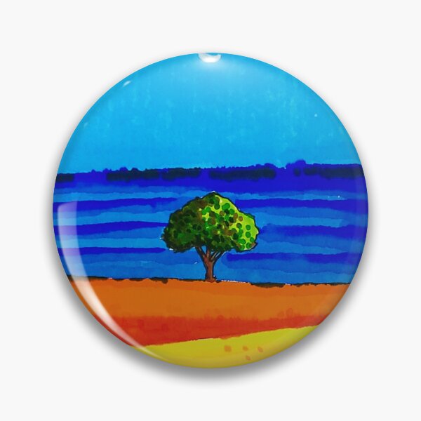Item preview, Lone Tree Under a Vibrant Sky designed and sold by diptarka07.