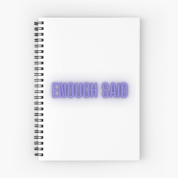 Item preview, enough said designed and sold by arokya53.