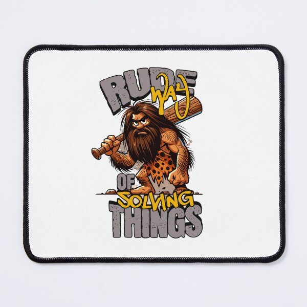 Item preview, "Rude Way of Solving Think" – Sarcastic & Witty Attitude Statement Design designed and sold by Colorful-Garden.