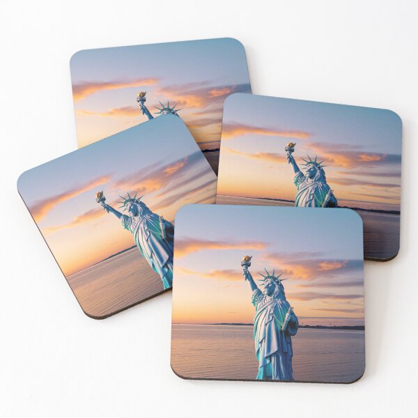 Item preview, "Creative Statue of Liberty with Lion's Face and Flaming Torch" designed and sold by AnimalAirtistry.