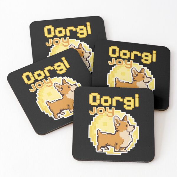 Item preview, Corgi Joy Radiates Warmth Golden Orange Delight designed and sold by SplashTastic.
