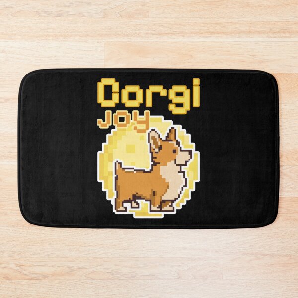 Item preview, Corgi Joy Radiates Warmth Golden Orange Delight designed and sold by SplashTastic.