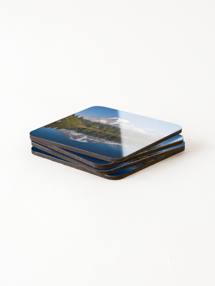 Thumbnail 4 of 5, Coasters (Set of 4), Mount Ranier reflections designed and sold by Simplereally1.