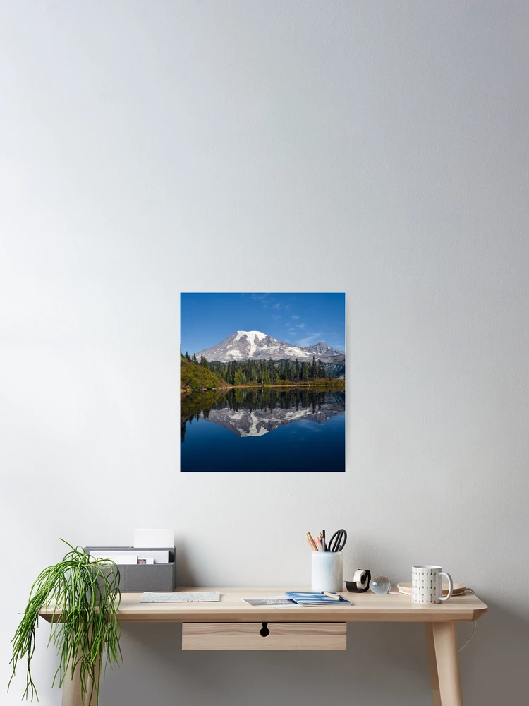 Thumbnail 2 of 3, Poster, Mount Ranier reflections designed and sold by Nature at its finest.