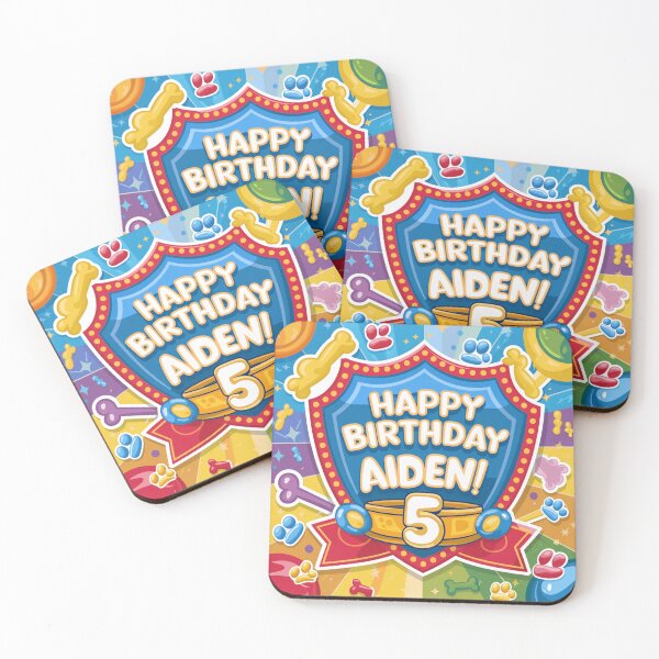 Item preview, Aiden's 5th Birthday designed and sold by whatifsticks.