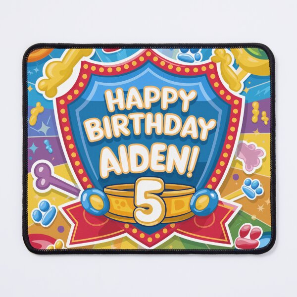 Item preview, Aiden's 5th Birthday designed and sold by whatifsticks.