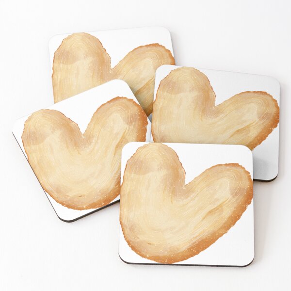 Item preview, Palmier; a dense, crispy, heart-shaped pastry designed and sold by spiritorca.
