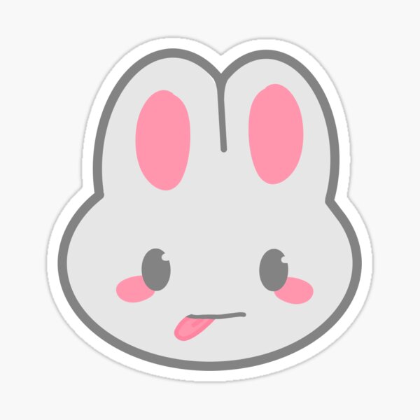 Aperçu de l'œuvre Émoticône de lapin Blerp :P créée et vendue par yuinex.