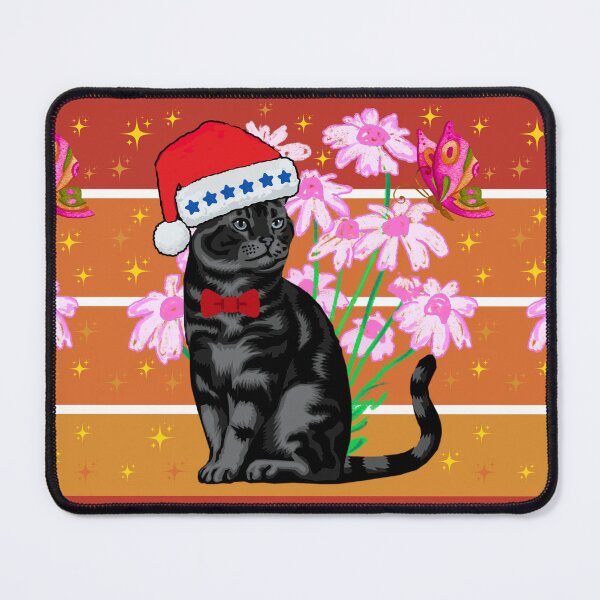 Item preview, Black Cat in Red Hat designed and sold by Jjc59.