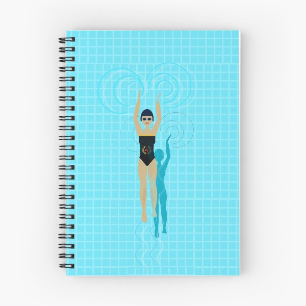 Item preview, Swimmer in turquoise designed and sold by Carmelagaminde.