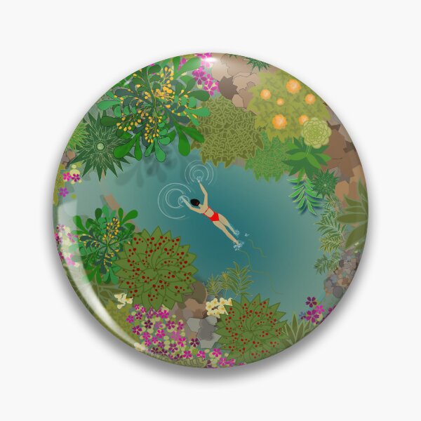 Item preview, emerald pond pretty island designed and sold by Carmelagaminde.