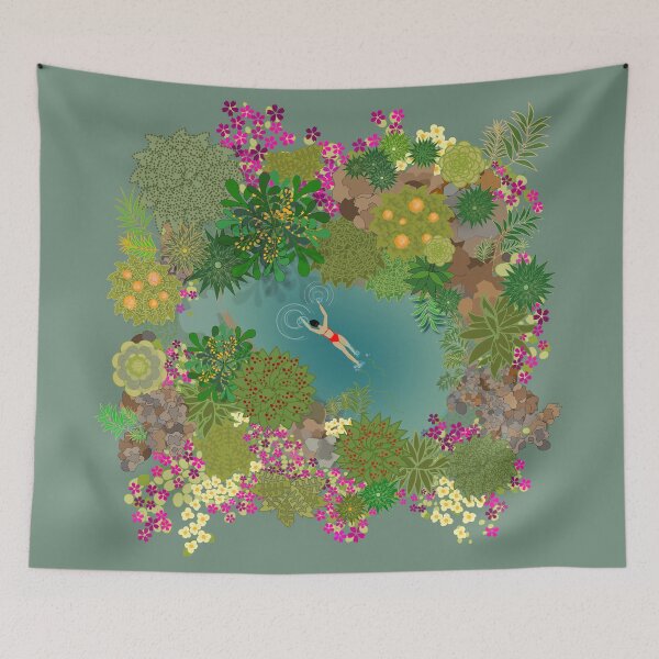 Item preview, emerald pond pretty island designed and sold by Carmelagaminde.