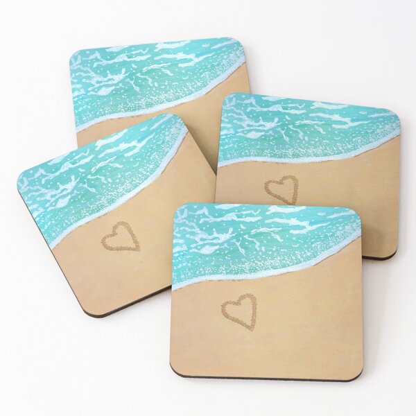 Item preview, Sand Heart at the Beach designed and sold by KayleeRoseArt.
