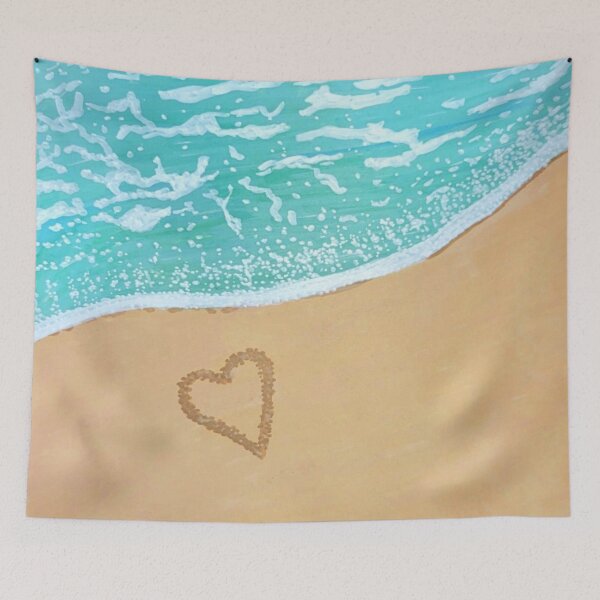 Item preview, Sand Heart at the Beach designed and sold by KayleeRoseArt.