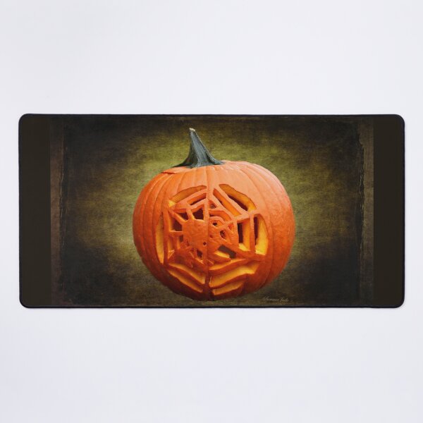Item preview, Pumpkin Showcasing a Spider Carving designed and sold by SummerJade.