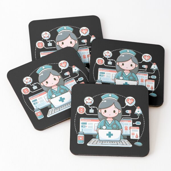 Item preview, Informatics nurse designed and sold by CatherineLievre.