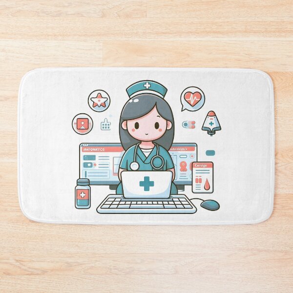 Item preview, Informatics nurse designed and sold by CatherineLievre.