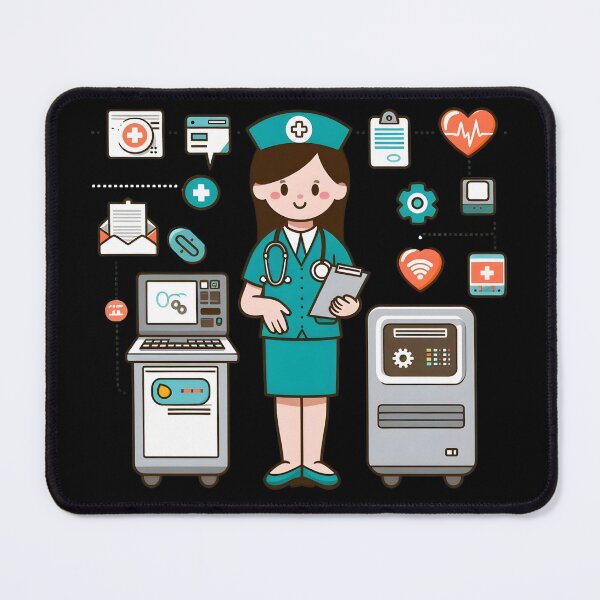 Item preview, Informatics nurse designed and sold by CatherineLievre.