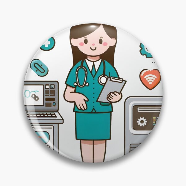 Item preview, Informatics nurse designed and sold by CatherineLievre.