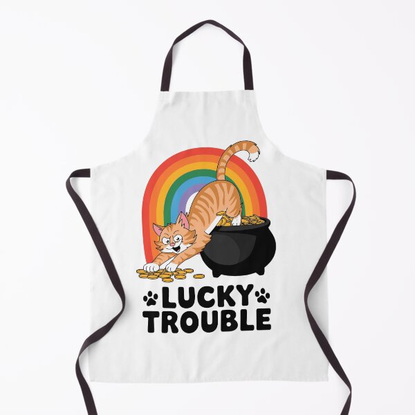 Item preview, Lucky Cat & Gold – St. Patrick’s Day Rainbow Kitty designed and sold by Taans-Creation.
