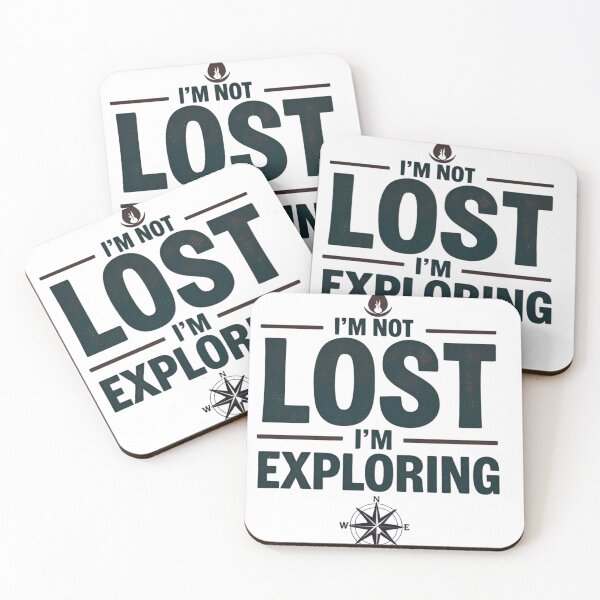 Item preview, I'M NOT LOST I'M EXPLORING. designed and sold by MofazStyle.