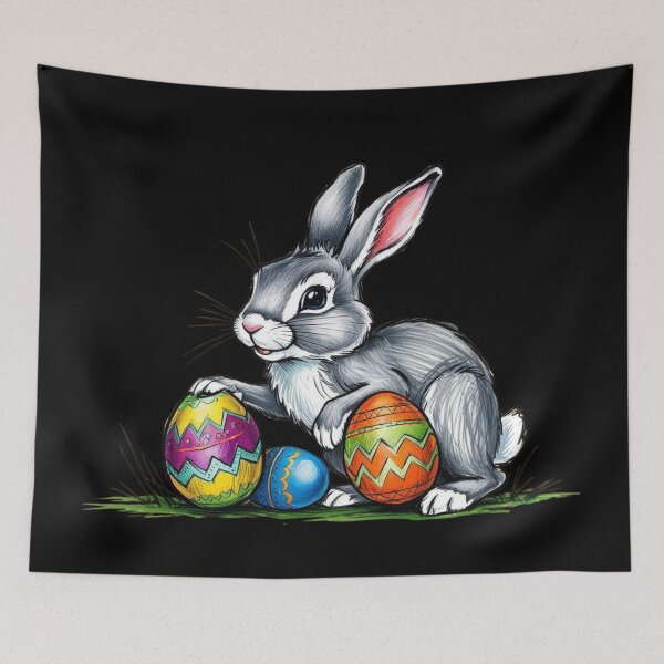 Item preview, Happy Easter Easter Bunny Egg Spring  designed and sold by Design_Your_Day.