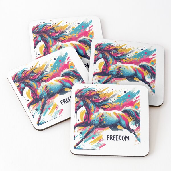 Item preview, Vibrant Artistic Galloping Horse T-Shirt designed and sold by Habesha5.