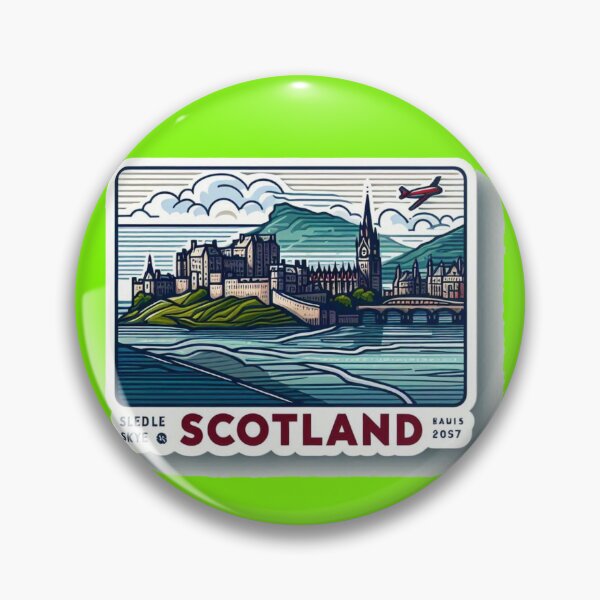 Item preview,  Scotland's Stunning 3D Sketch: Isle of Skye, Edinburgh Castle & More ,  designed and sold by PaintMeWorld.