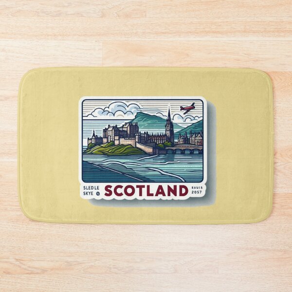 Item preview,  Scotland's Stunning 3D Sketch: Isle of Skye, Edinburgh Castle & More ,  designed and sold by PaintMeWorld.
