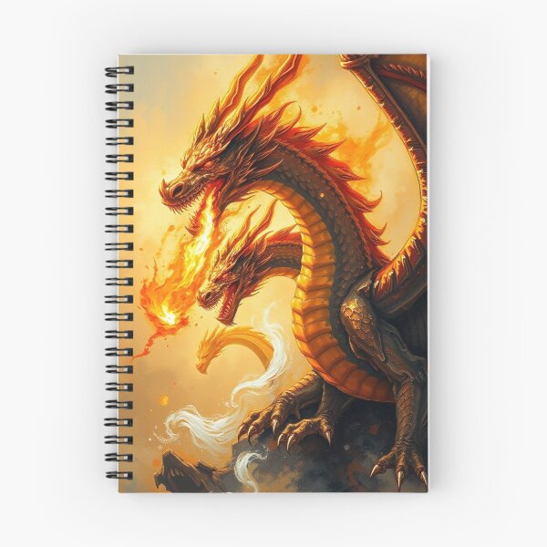Item preview, dragón respirando fuego designed and sold by FancyZone.
