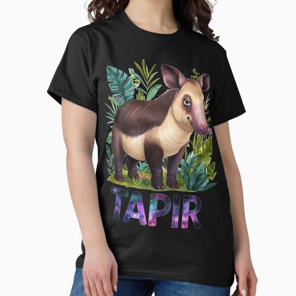 Vista previa del artículo con la obra «Tapir mignon», diseñado y vendido por thriftysketches.