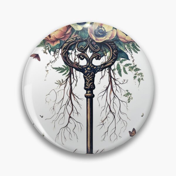 Item preview, Boho Key Floral Design designed and sold by AdaMerch.