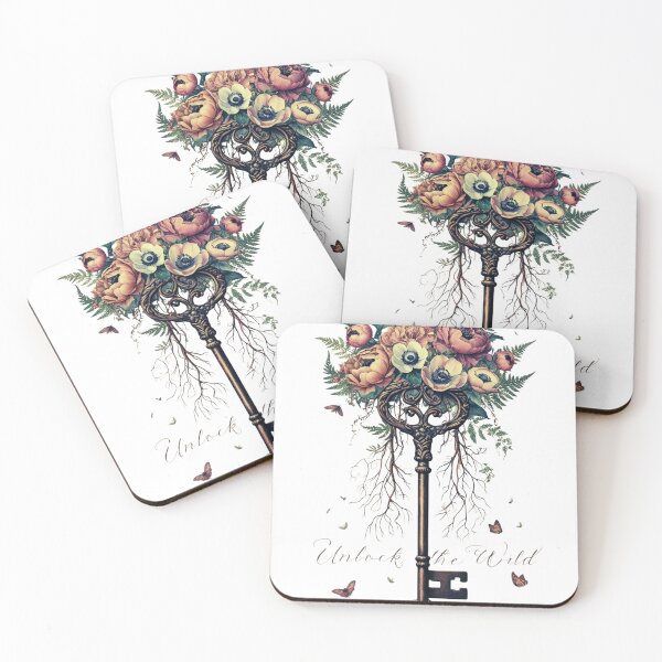 Item preview, Boho Key Floral Design designed and sold by AdaMerch.