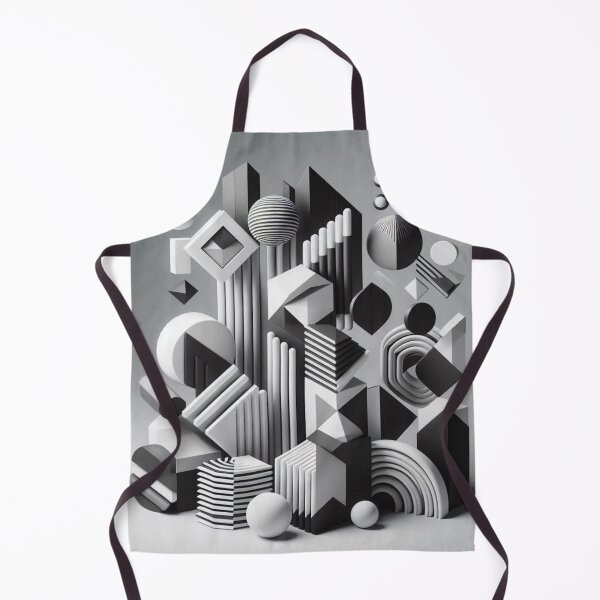 Item preview, blackwhite geometric shapes designed and sold by Dogandesighn.
