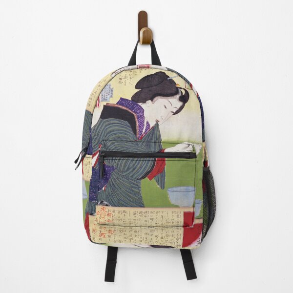 Item preview, Ukiyo-e by Yoshitoshi - "Mitate Taii Zukushi Series / The Desire to Serve Sake" designed and sold by store-wasabi.