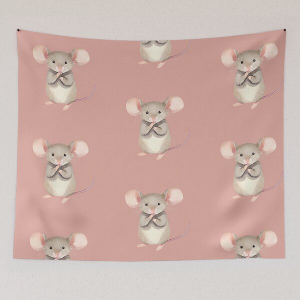Item preview, Cute Watercolor Mouse designed and sold by FarmOfCuties.
