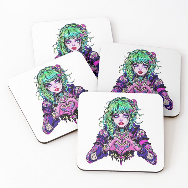 Item preview, punk girl designed and sold by rajdigitalarts.