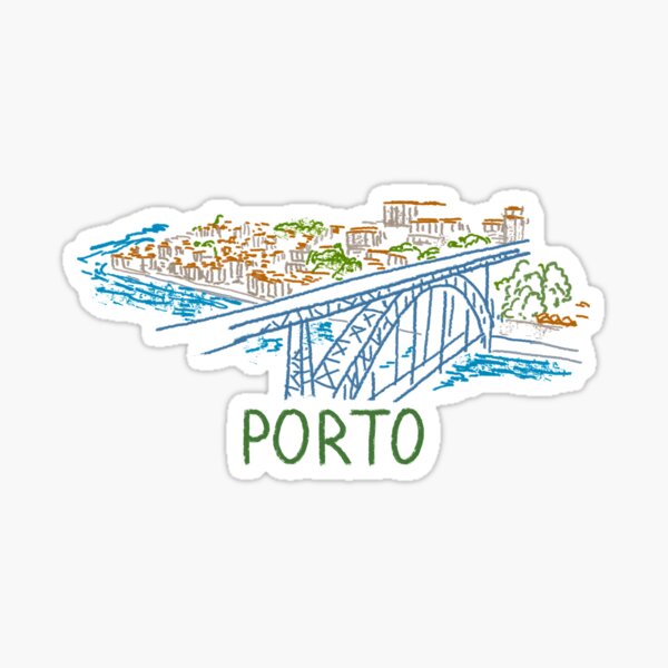Aperçu de l'œuvre Cadeau souvenir amusant de Porto au Portugal pour les touristes – Ville humoristique pour les visiteurs créée et vendue par MichaeIRellov.