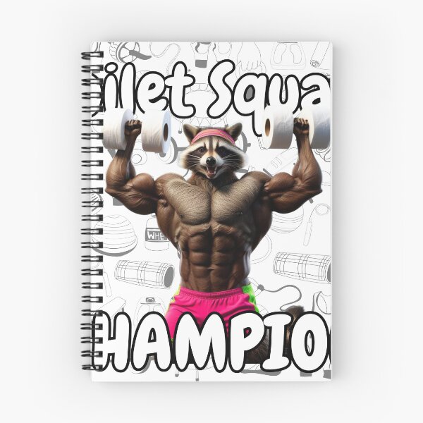 Item preview, Gym Raccoon Workout Design designed and sold by AdaMerch.