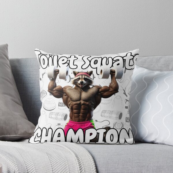 Item preview, Gym Raccoon Workout Design designed and sold by AdaMerch.