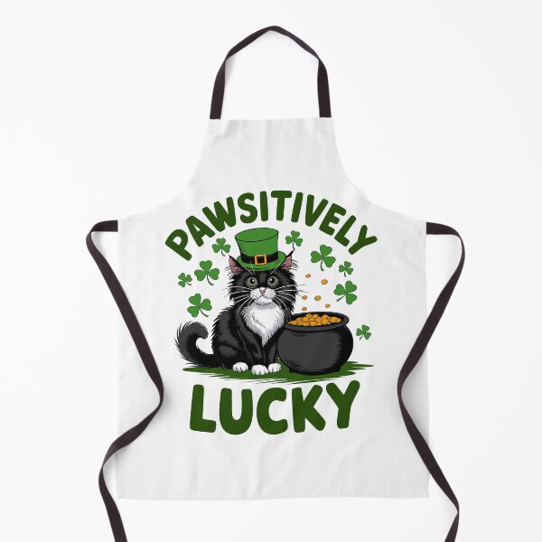 Item preview, Pawsitively Lucky – Cute St. Patrick’s Day Cat designed and sold by Taans-Creation.