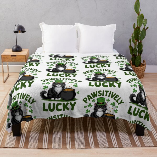 Item preview, Pawsitively Lucky – Cute St. Patrick’s Day Cat designed and sold by Taans-Creation.
