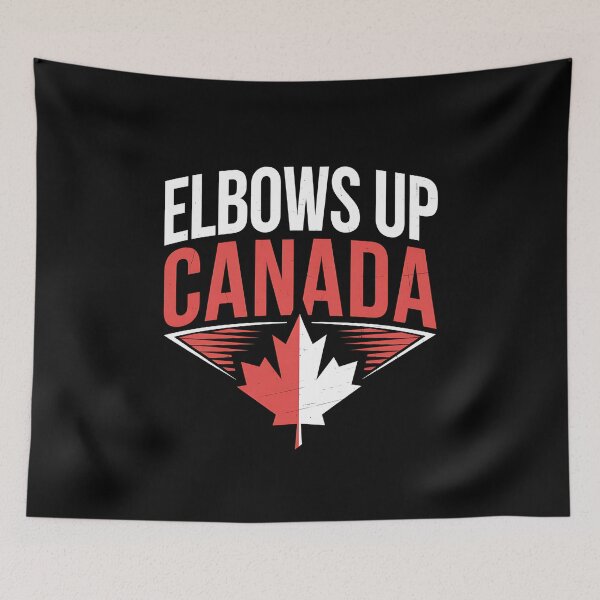 Item preview, Elbows Up Canada - This is the perfect gift for hockey fans, proud Canadians, and those who stand for independence and strength. designed and sold by ZyziowskyArt.