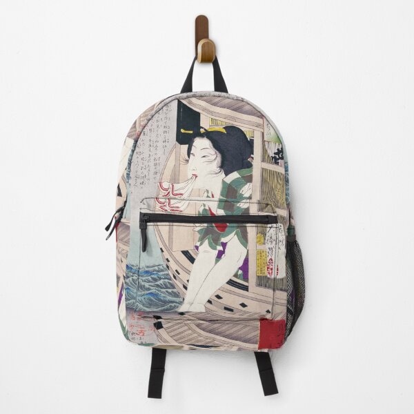 Item preview, Ukiyo-e: Yoshitoshi's "Mitate Taii-zin Series / Hands to Wash" designed and sold by store-wasabi.